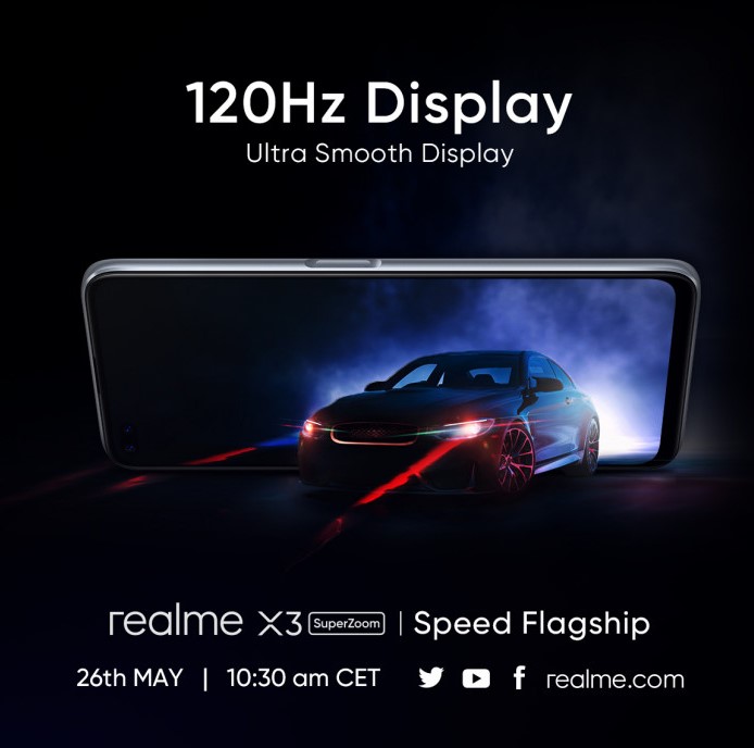Realme показала X3 SuperZoom і розкрила ключові технічні деталі
