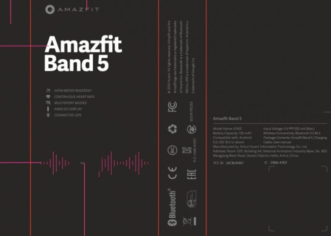 Amazfit Band 5 покликаний стати конкурентом Mi Band 5