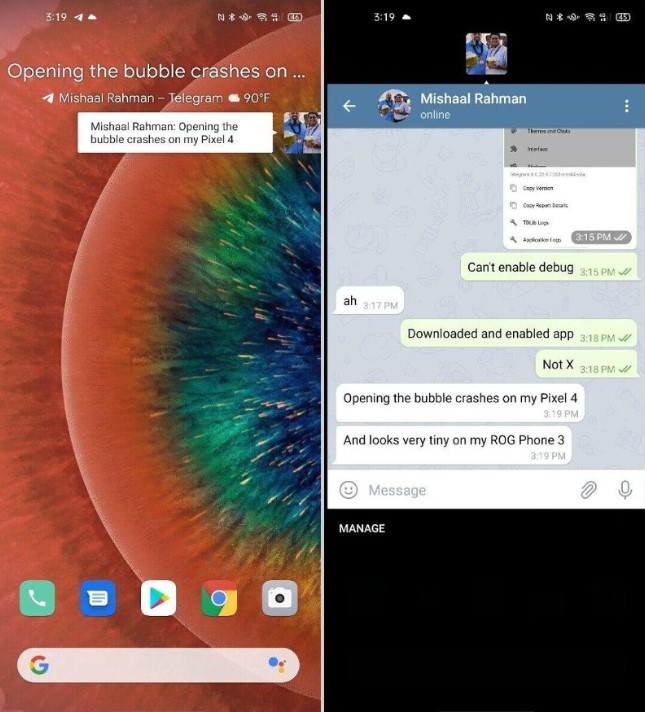 У Telegram для Android з'явився аналог чат-фото