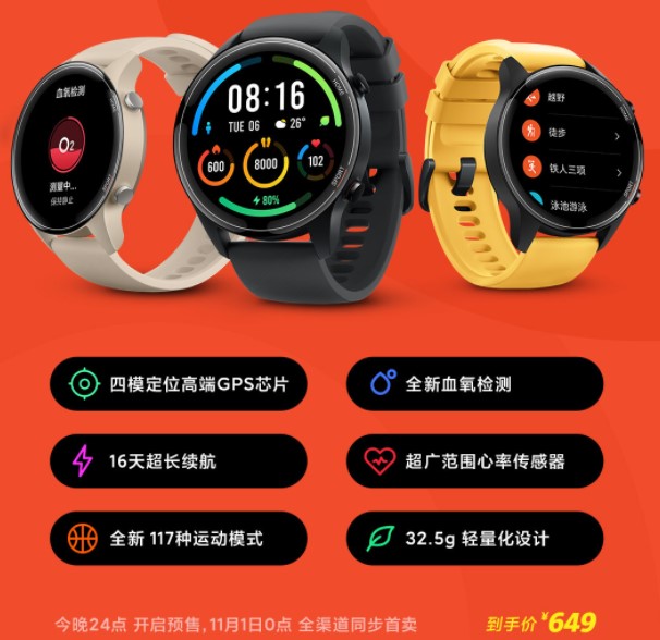 Випустили оновлений годинник Xiaomi Mi Watch з датчиком SpO2 за $ 97