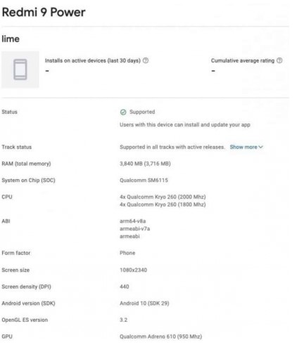 Redmi 9 Power і Xiaomi Mi 10i