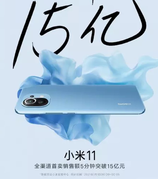 Xiaomi розпродала рекордну кількість смартфонів Mi 11 за п'ять хвилин