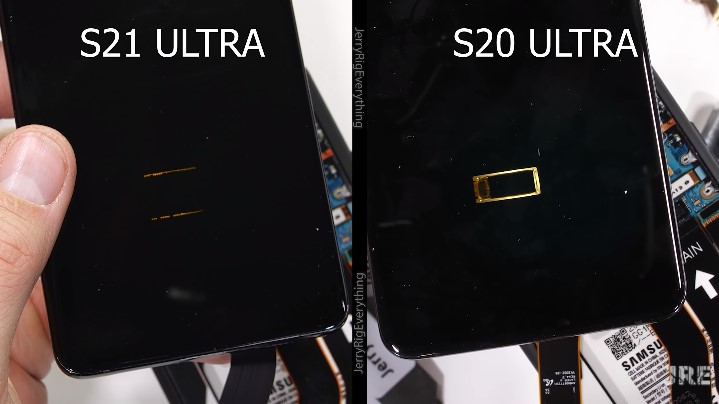 Samsung Galaxy S21 Ultra: новий сканер пальця наочно на відео