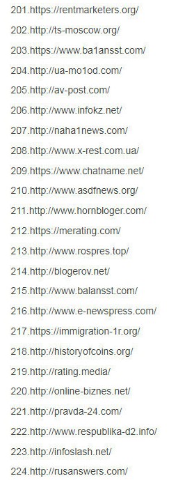 Суд зажадав заблокувати в Україні більше 400 сайтів: список