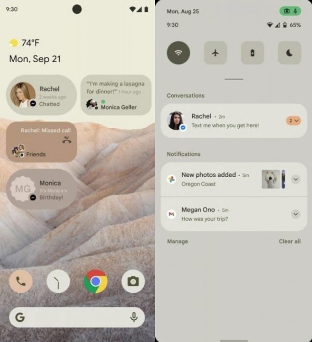 У мережі показали деякі скріншоти майбутньої Android 12