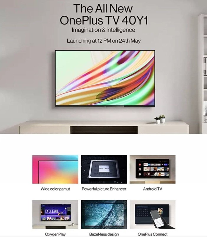 40-дюймовий телевізор OnePlus з Dolby Audio і Android TV 9.0 за 8228 гривень