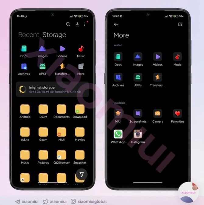 MIUI 13 показали на зображеннях