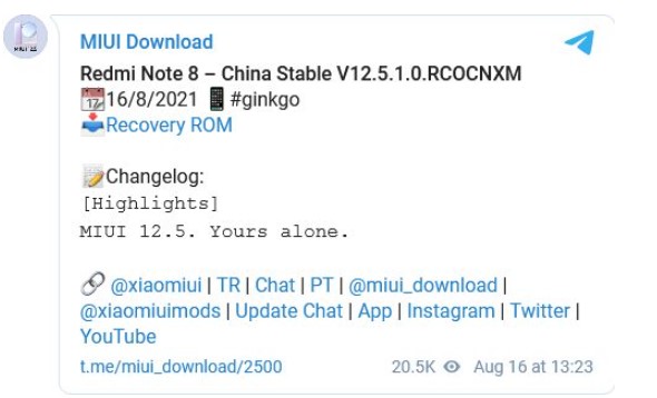 MIUI 12.5 отримали два популярних смартфона Xiaomi