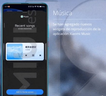 Xiaomi додала в MIUI три модні music-віджети