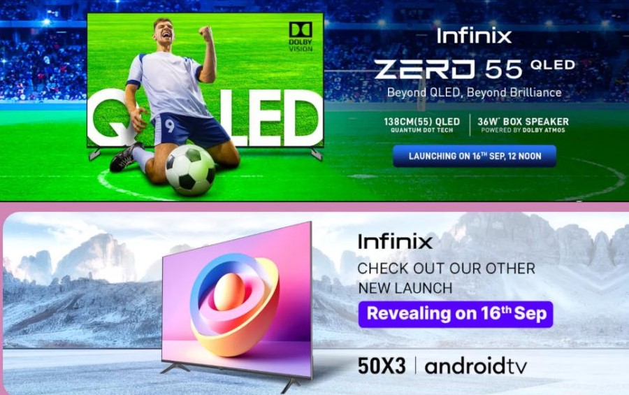 Infinix офіційно представила телевізори ZERO 55 QLED 4K для бідних