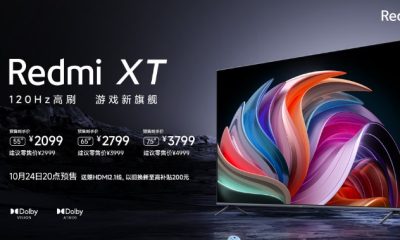 Xiaomi представила лінійку геймерських телевізорів Redmi XT Gaming TV