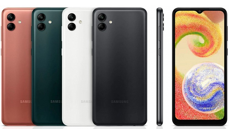 Samsung офіційно представив  самі дешеві свої смартфони Galaxy A04 та Galaxy A04e