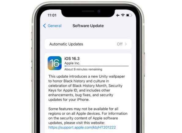 Apple випустила iOS 16.3: що нового