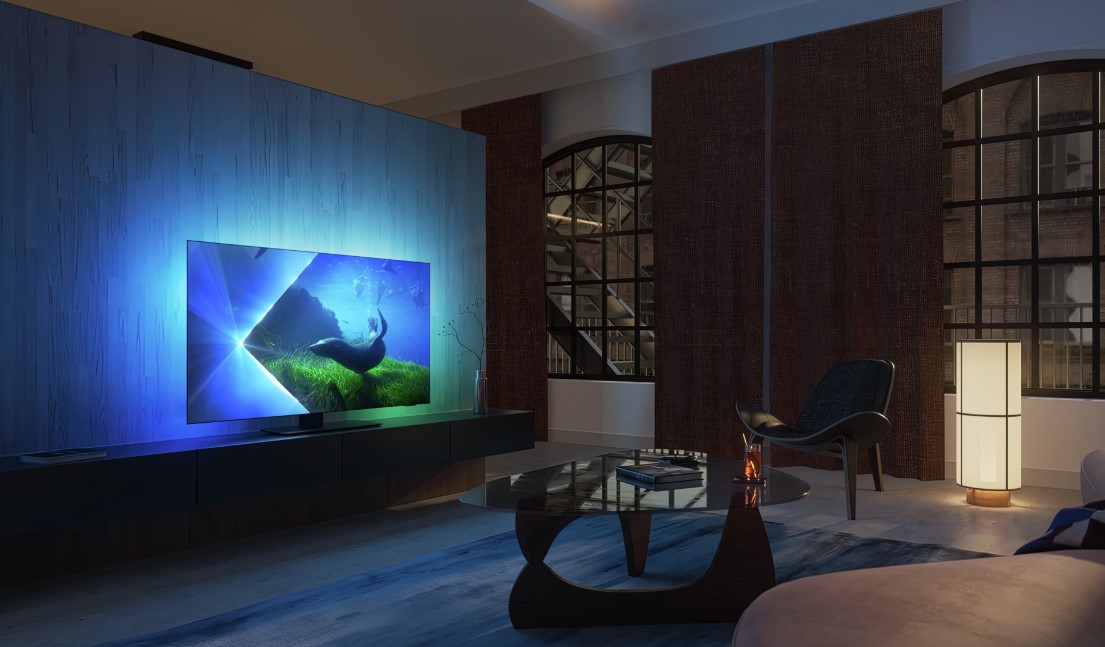 Офіційно представлений телевізор Philips OLED+90 з підсвічуванням Ambilight