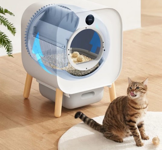 Xiaomi Xiaowen представила котячий туалет з автоочищенням та голосовим керуванням