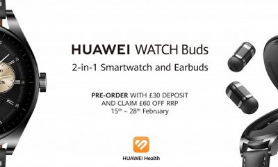 Незвичайний годинник Huawei Watch Buds поступив в продаж