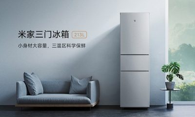 Xiaomi офіційно представила бюджетний холодильник Mijia Three-door Refrigerator 213L