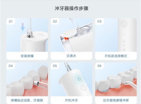 Xiaomi випустила іригатор для безпечного очищення зубів за допомогою потужного напору води