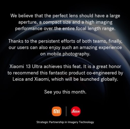 Xiaomi анонсувала новий Ultra-фотофлагман