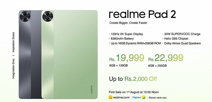 Офіційно представлений планшет Realme Pad 2: ціна та характеристики