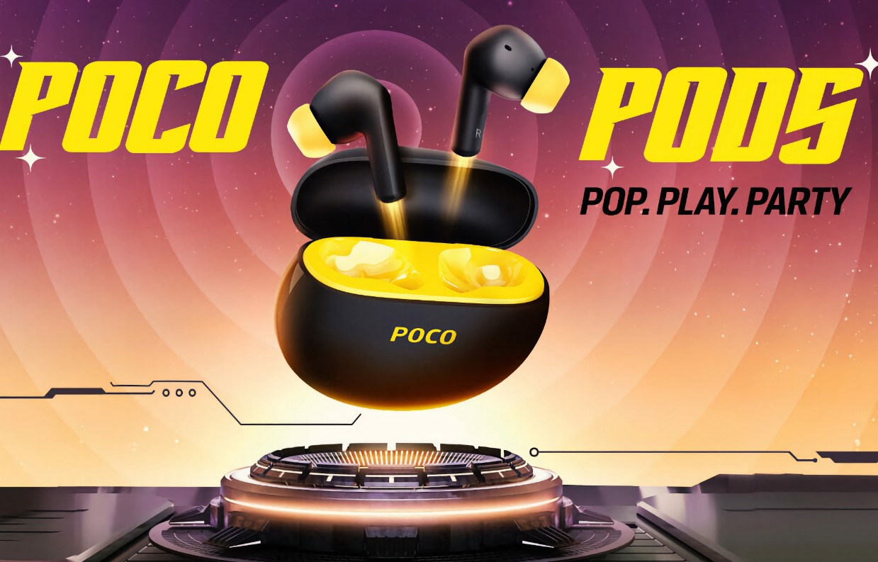 Xiaomi офіційно представила навушники POCO Pods за 15 доларів