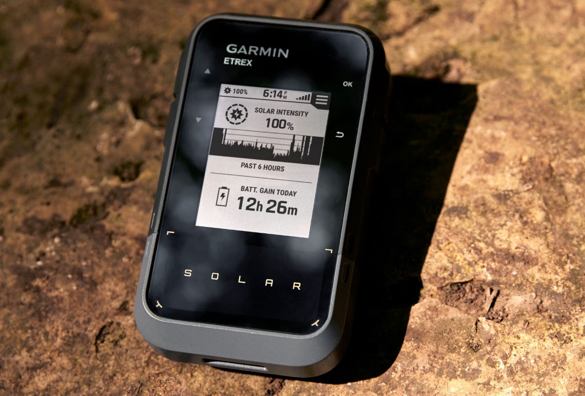 Garmin випустила GPS-навігатор eTrex Solar з «нескінченною» автономністю