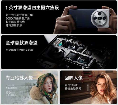 Офіційно представлений смартфон Oppo Find X7 Ultra: перший у світі смартфон із дюймовим сенсором Sony та двома перископними модулями