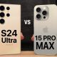 Galaxy S24 Ultra проти iPhone 15 Pro Max