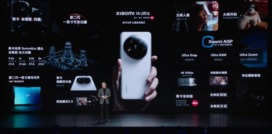 Офіційно представлений смартфон Xiaomi 14 Ultra: топова камера, флагманський процесор та захист IP68