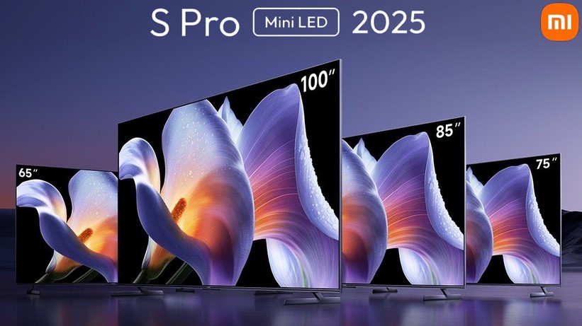 Офіційно представлено нові телевізори Xiaomi S Pro Mini-LED 2025: моделі з діагоналями дисплея від 65 до 100 дюймів