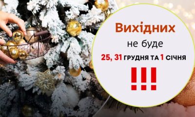 Святкові дні без вихідних: як працюватимуть українці на Новий рік в цьому році