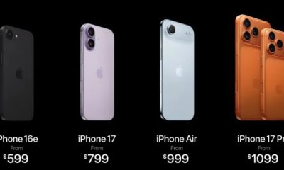 Оголошено українські ціни iPhone 17, iPhone Air, iPhone 17 Pro та iPhone 17 Pro Max