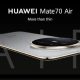 Офіційно представлений смартфон Huawei Mate 70 Air: тонкий та легкий смартфон з АКБ на 6500 мАг