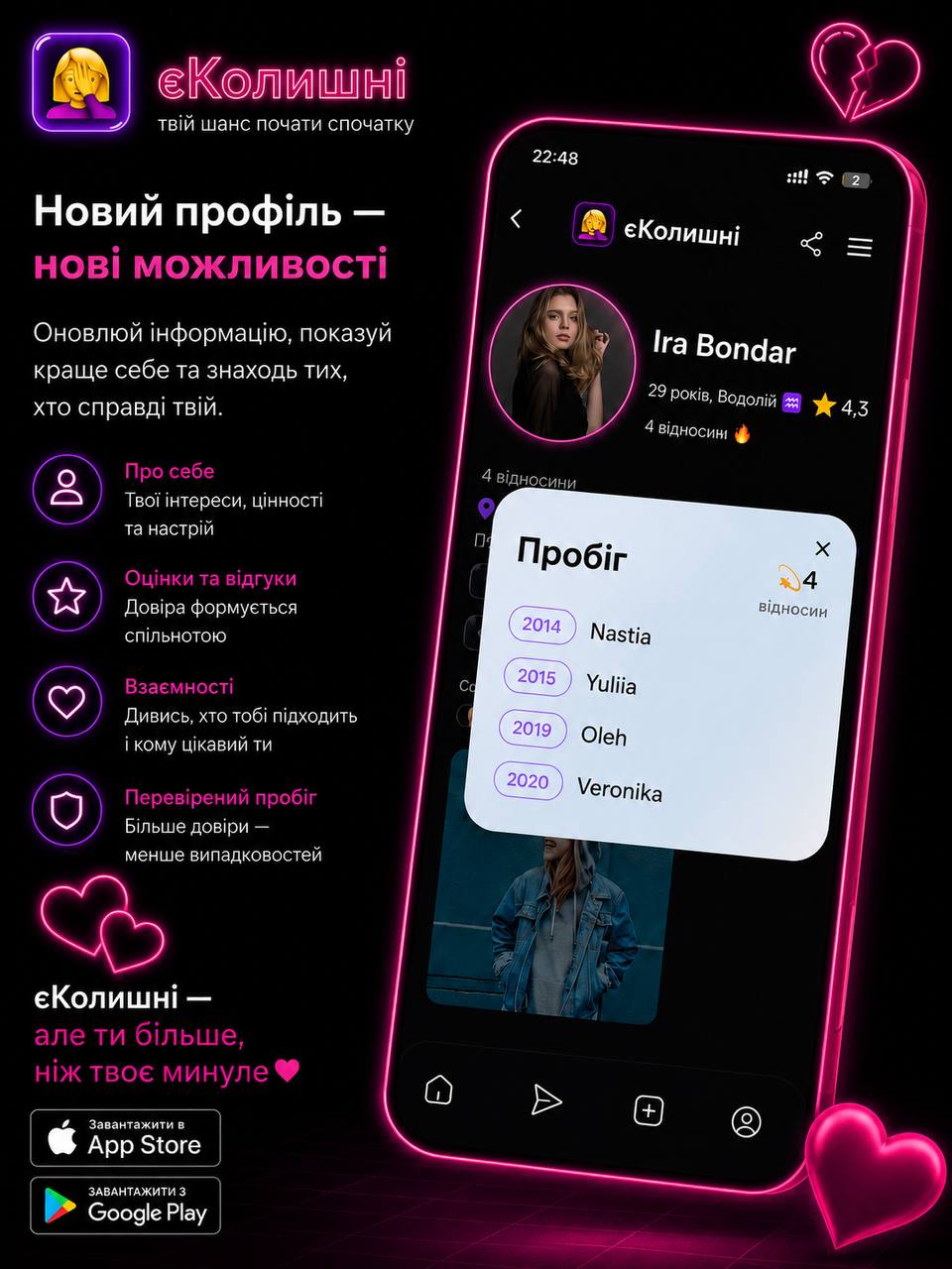 Додаток єКолишні може стати найкращим українським сервісом знайомств із відгуками про колишніх