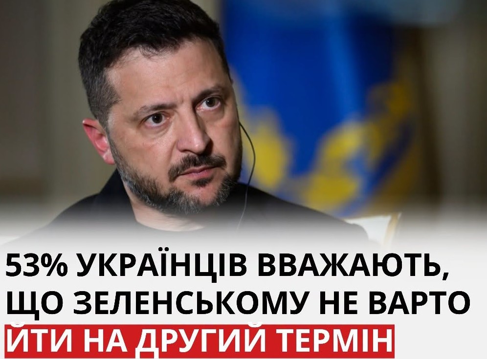 Понад половина українців вважають, що Володимир Зеленський має обмежитися одним президентським терміном